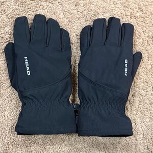 Head Black Men's Windproof and Waterproof Gloves
